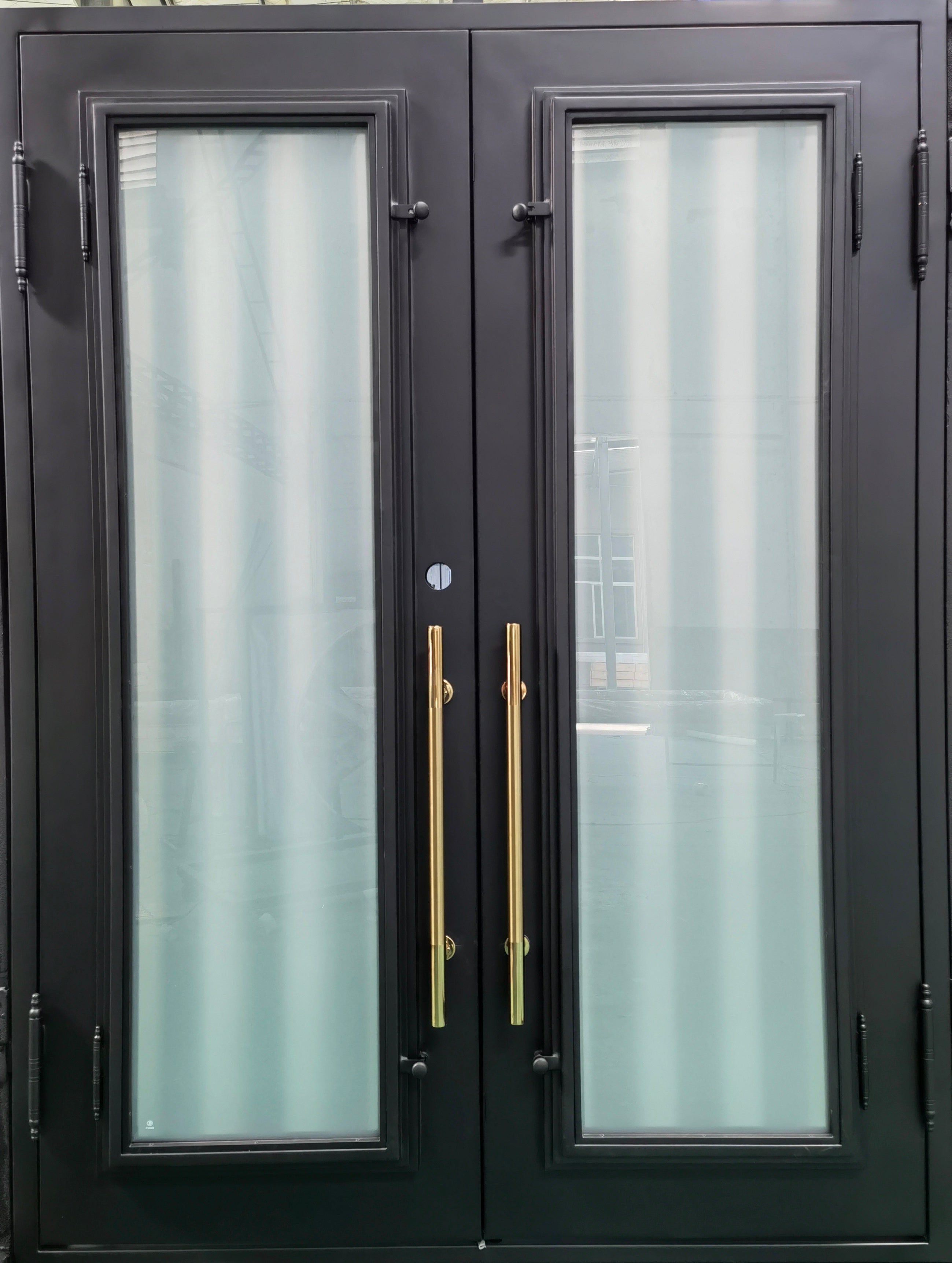 modern wrought iron doors