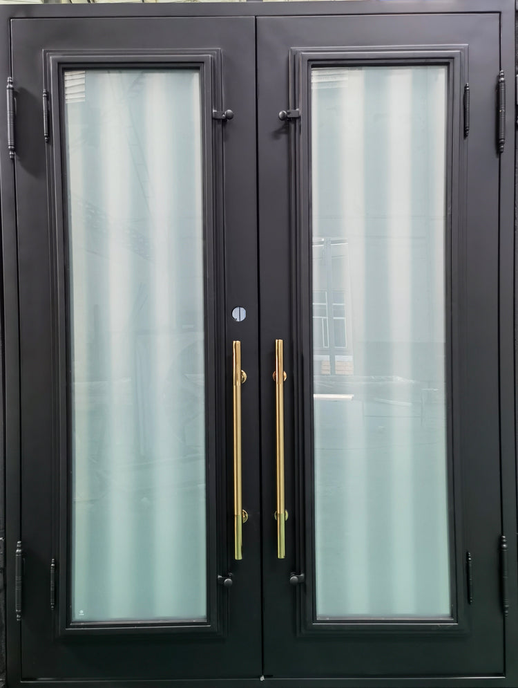 modern wrought iron doors