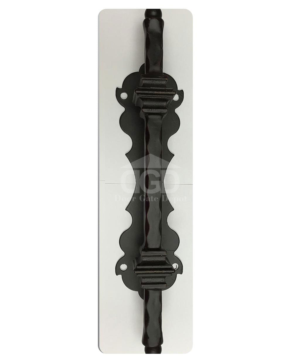 DAISY- round top, prehung, tempered insulated glass, bug screens,dual pane, wrought iron doors-72X96 Right Hand - Door Gate Depot