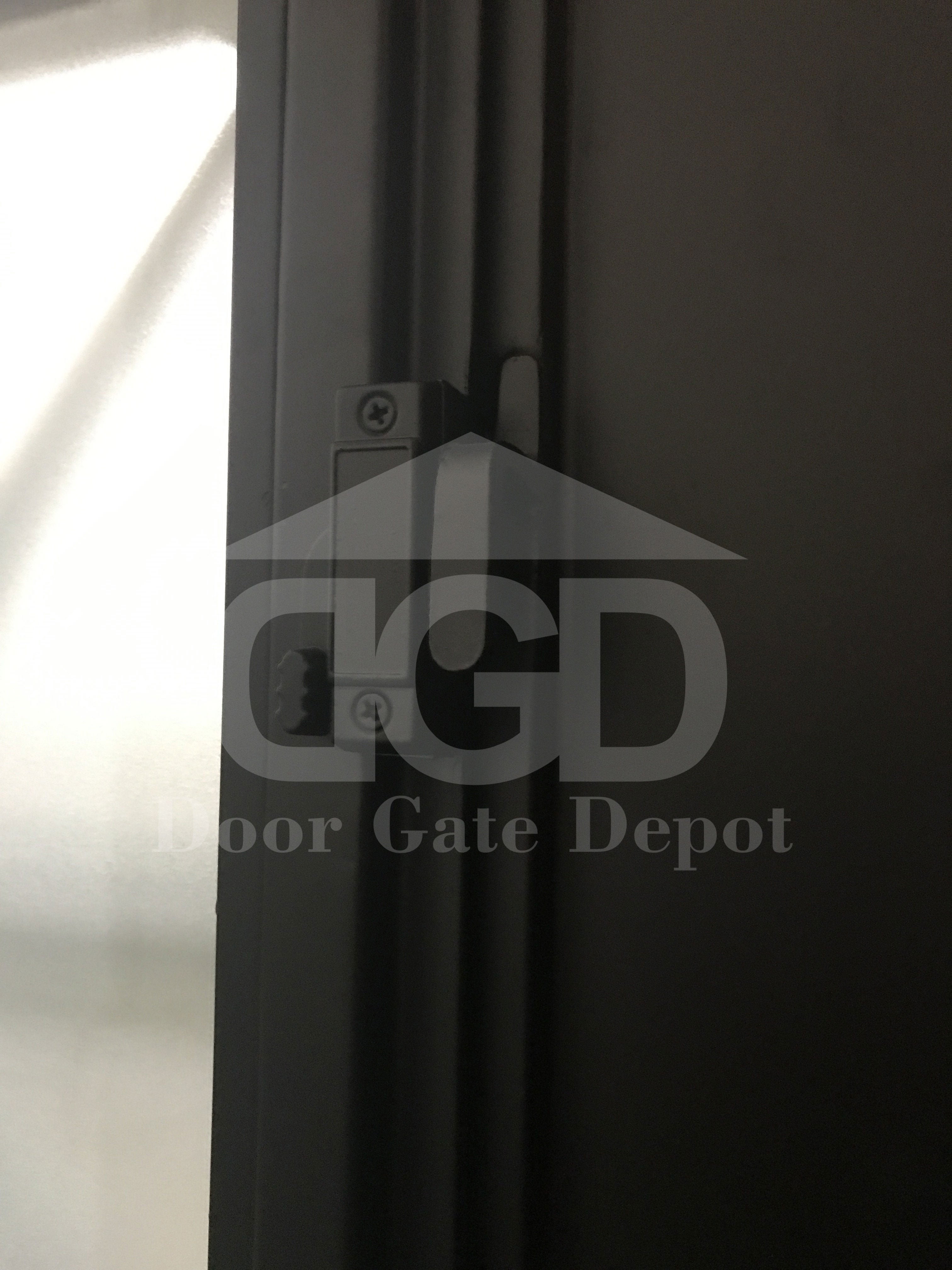 front double iron doors