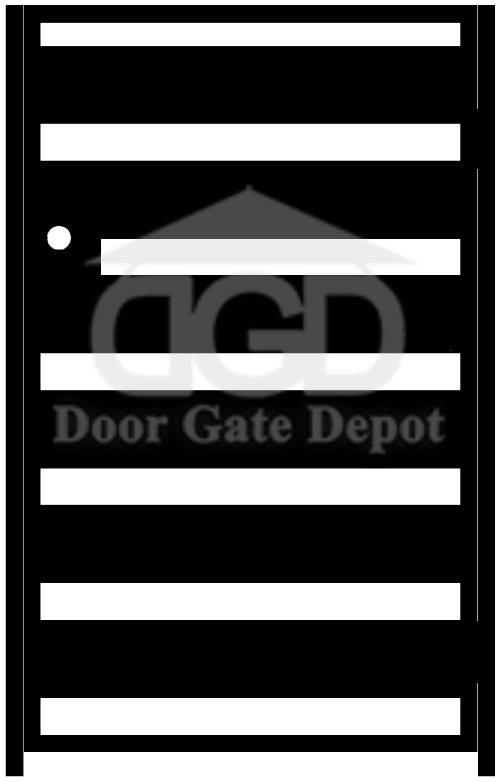 G216- Modern style, Front yard wrought iron gate, Right In-Swing. - Door Gate Depot