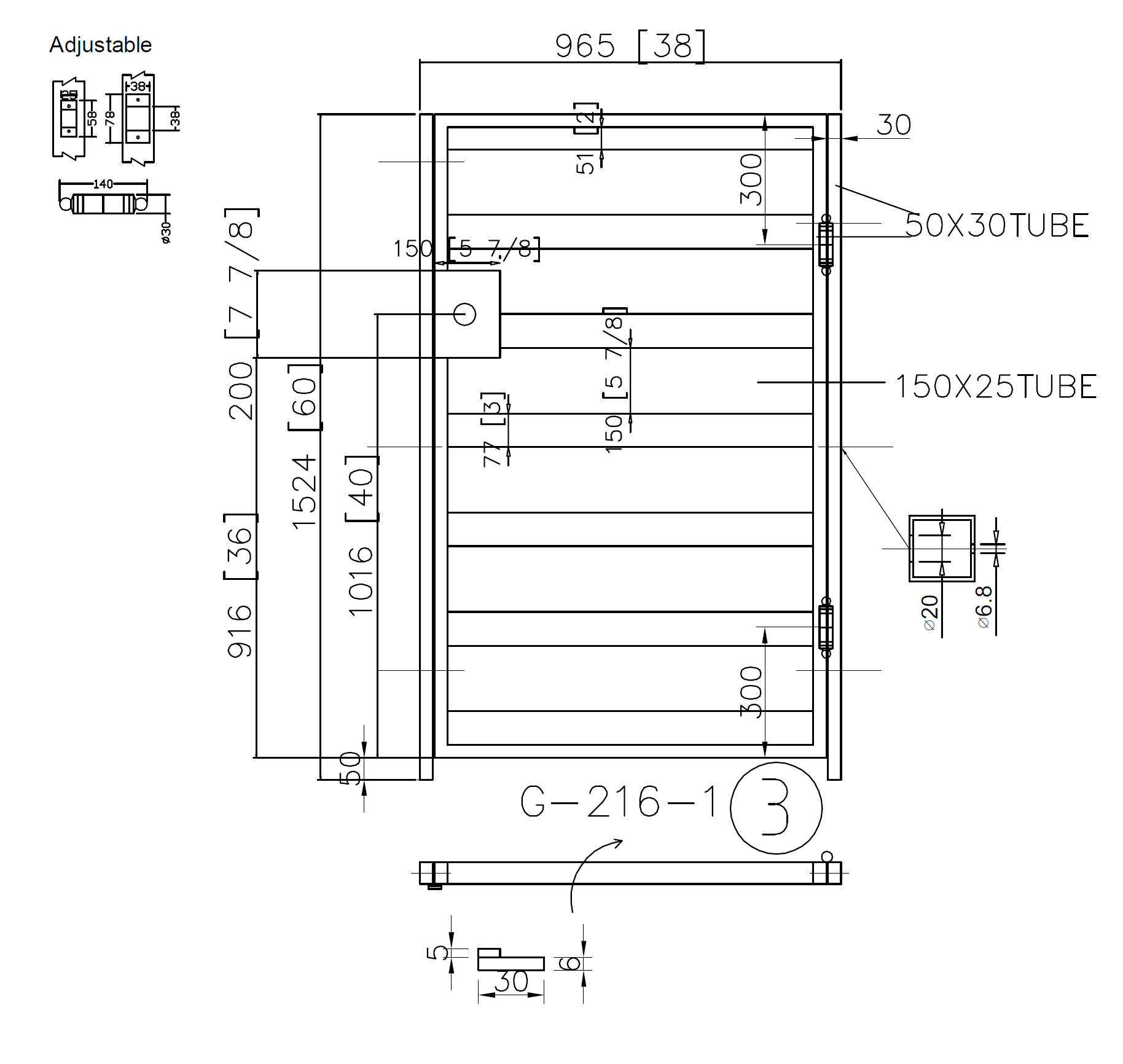 G216- Modern style, Front yard wrought iron gate, Right In-Swing. - Door Gate Depot
